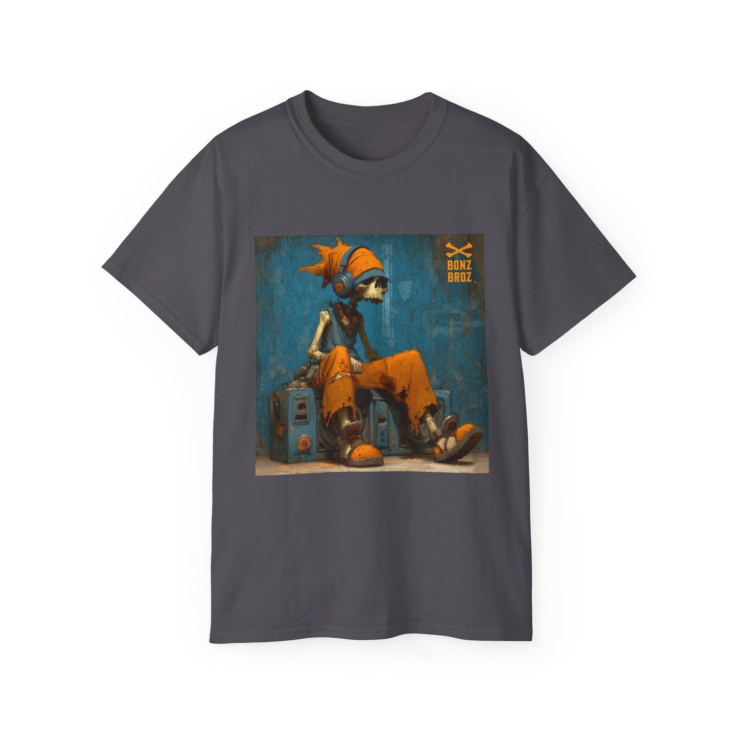 Skeleton Headphones Tee