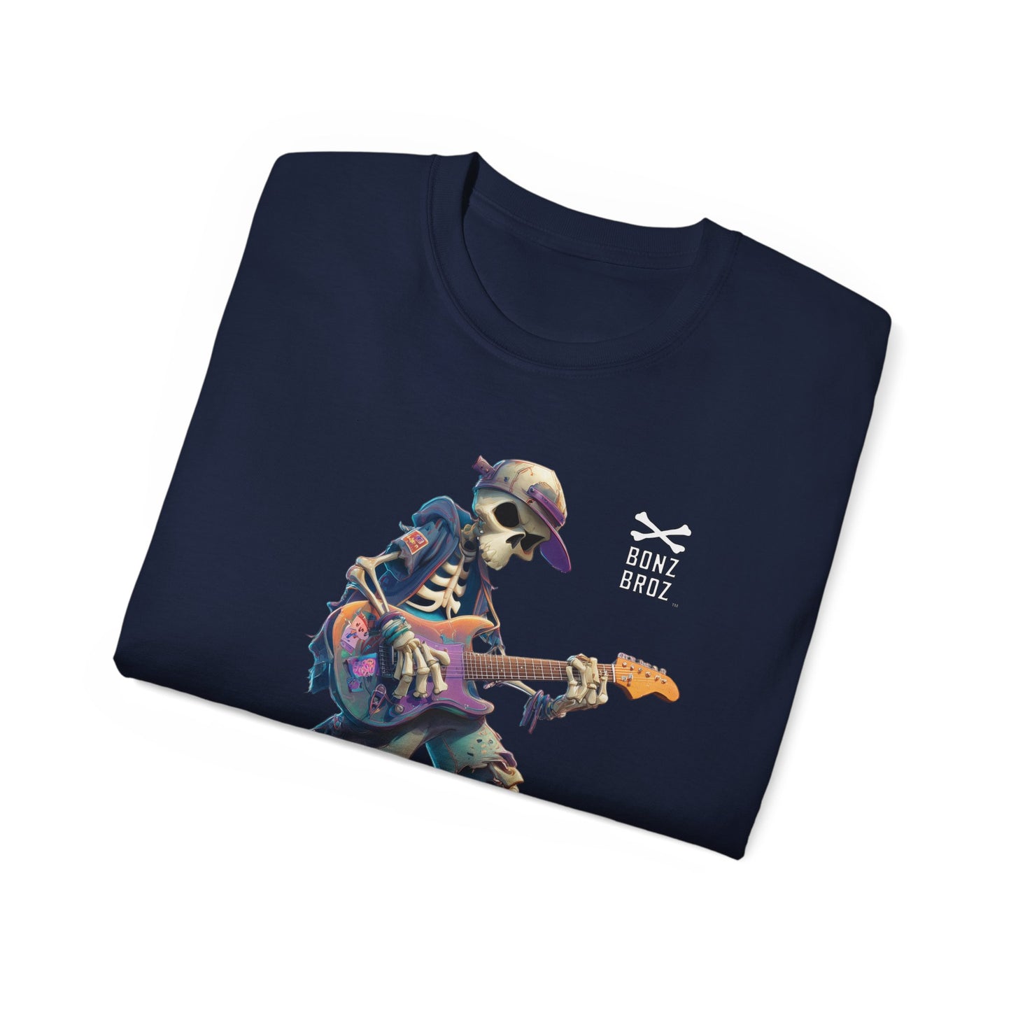Skeleton Rock Guitar Tee