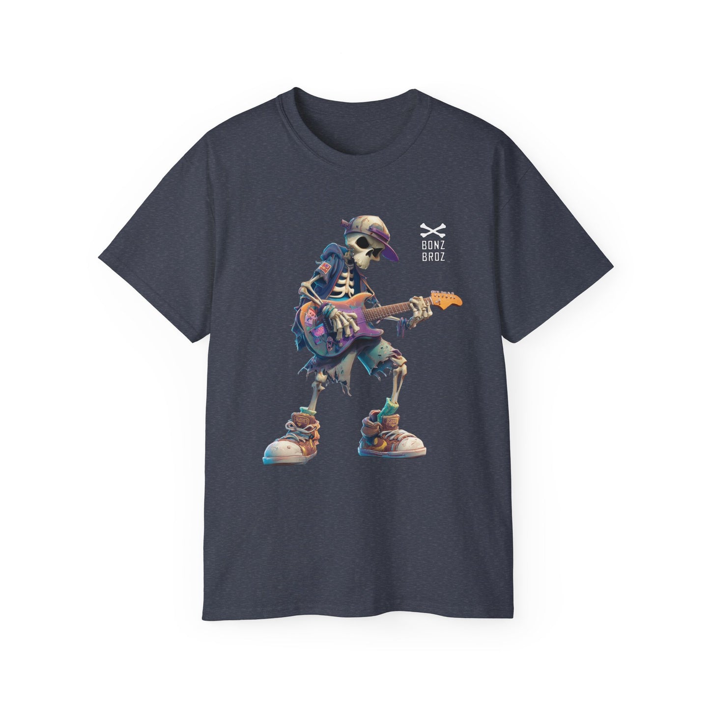 Skeleton Rock Guitar Tee
