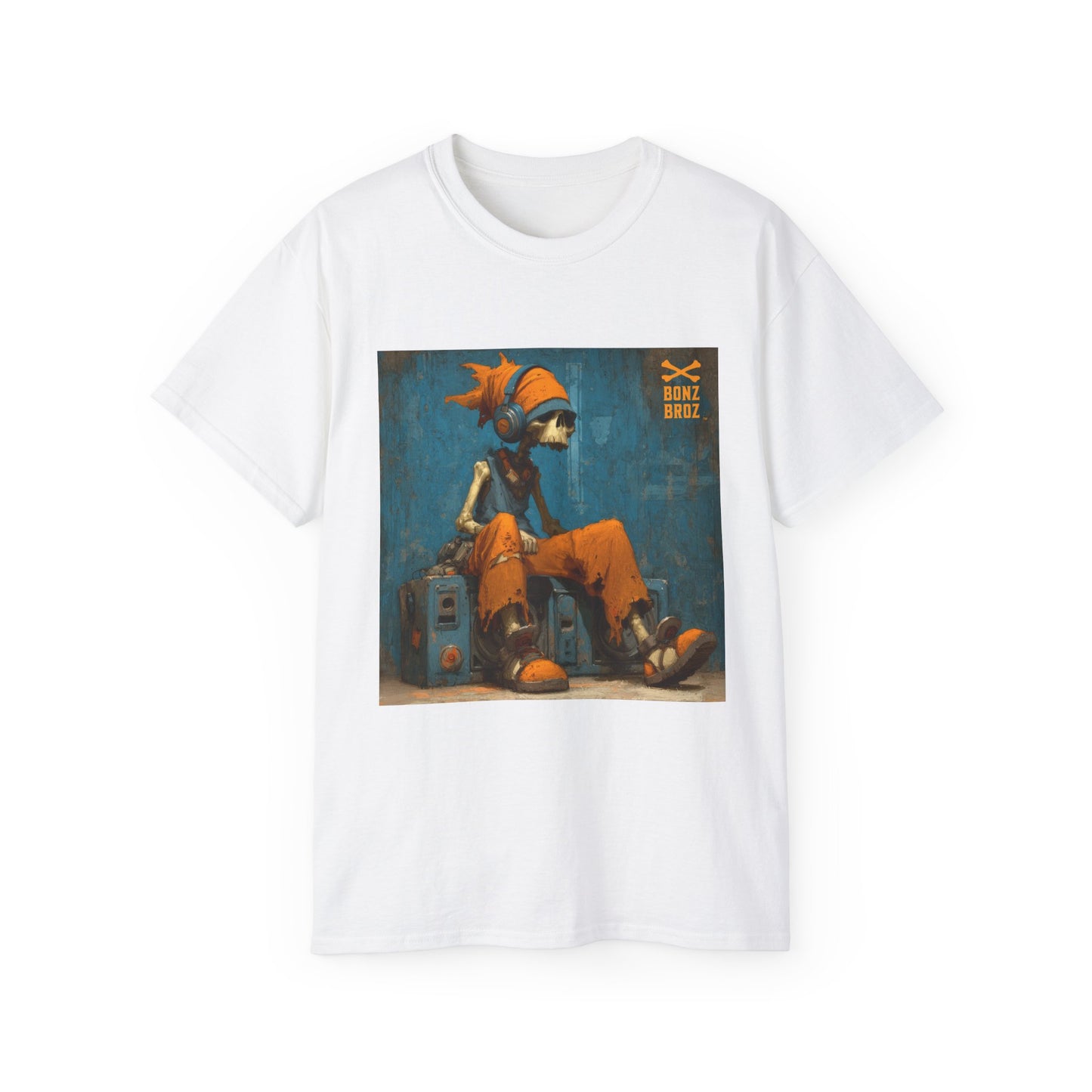 Skeleton Headphones Tee