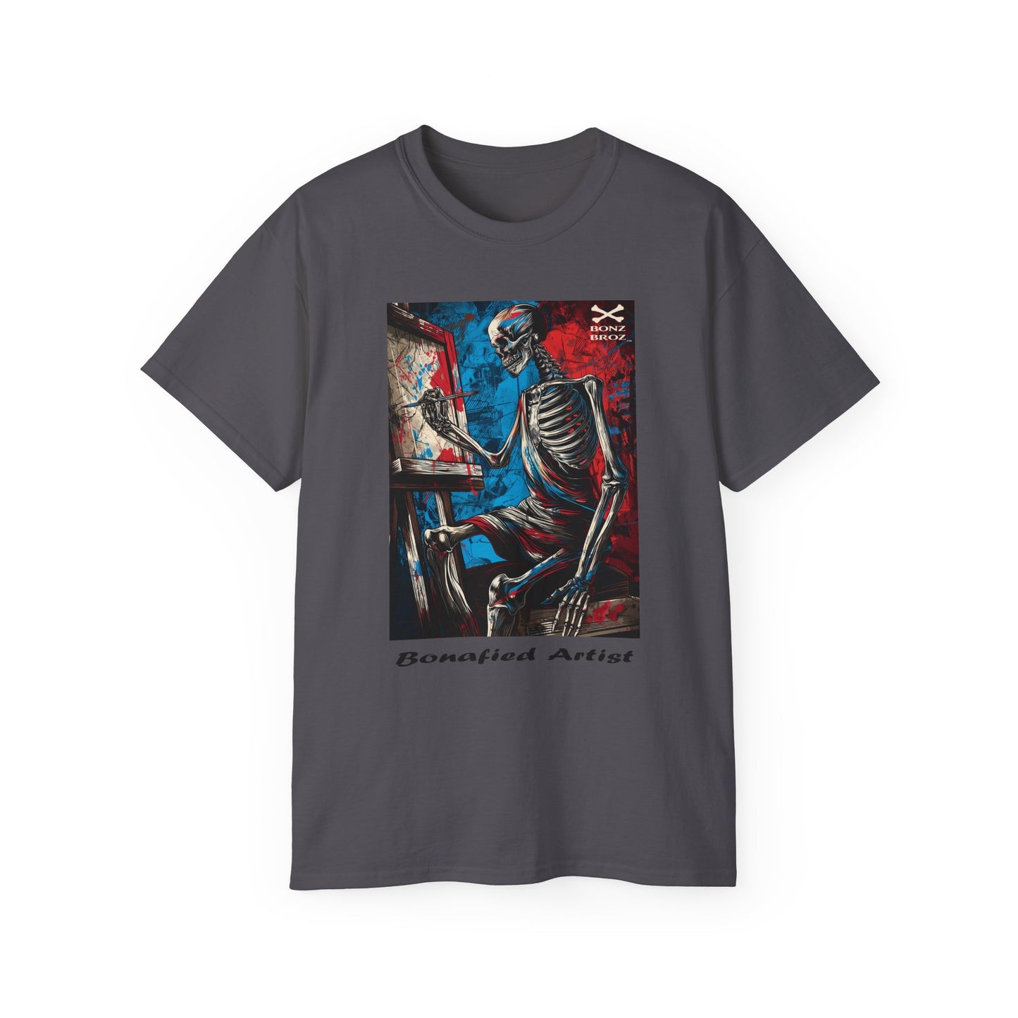 Skeleton Artist Graphic Tee