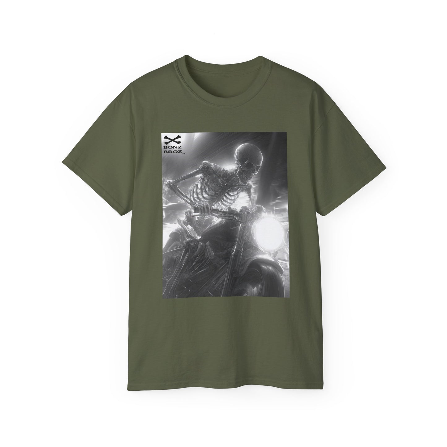 Skeleton Motorcycle Tee