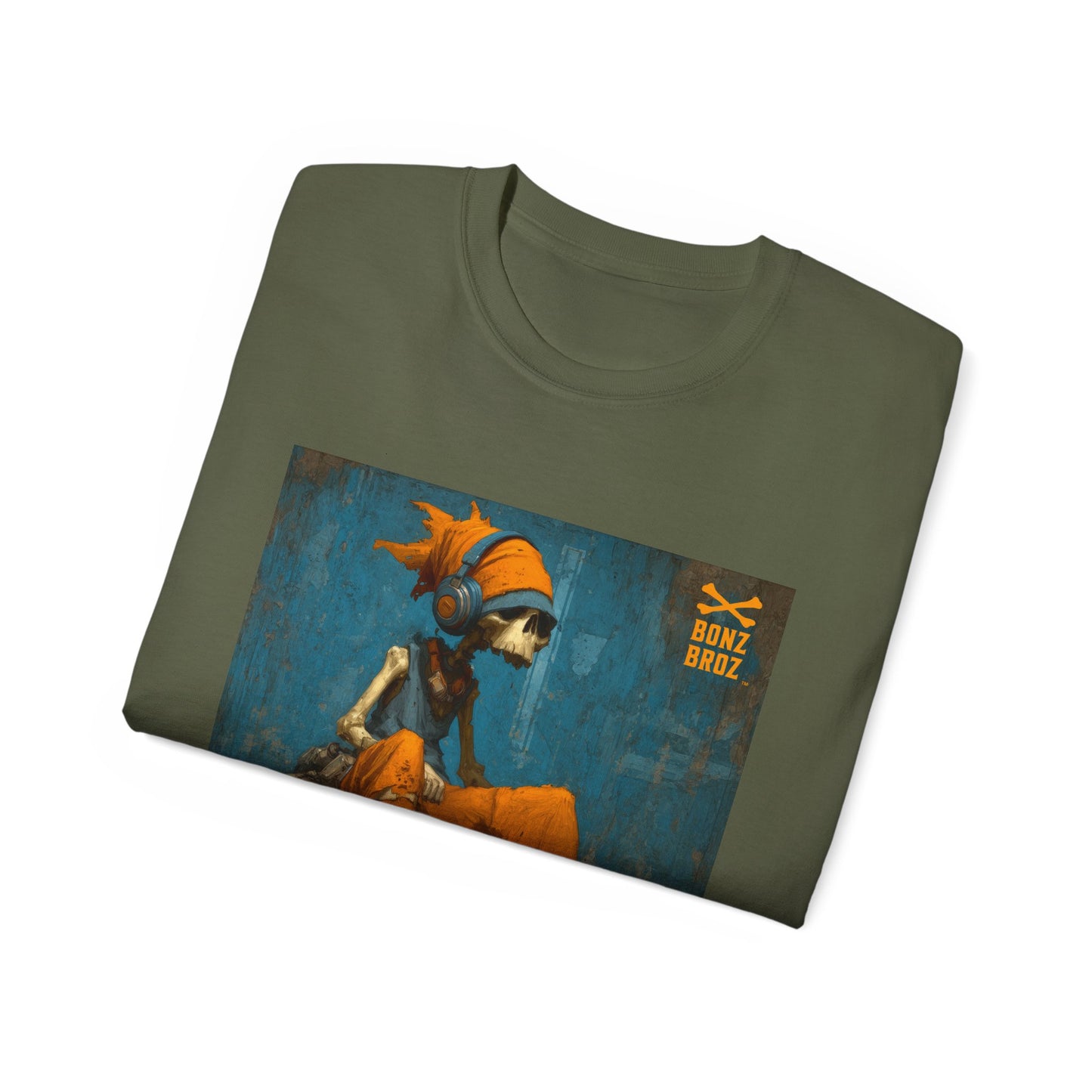 Skeleton Headphones Tee