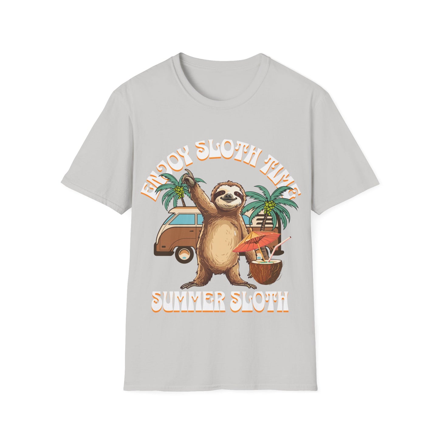 Enjoy Sloth Time Unisex Softstyle T-Shirt