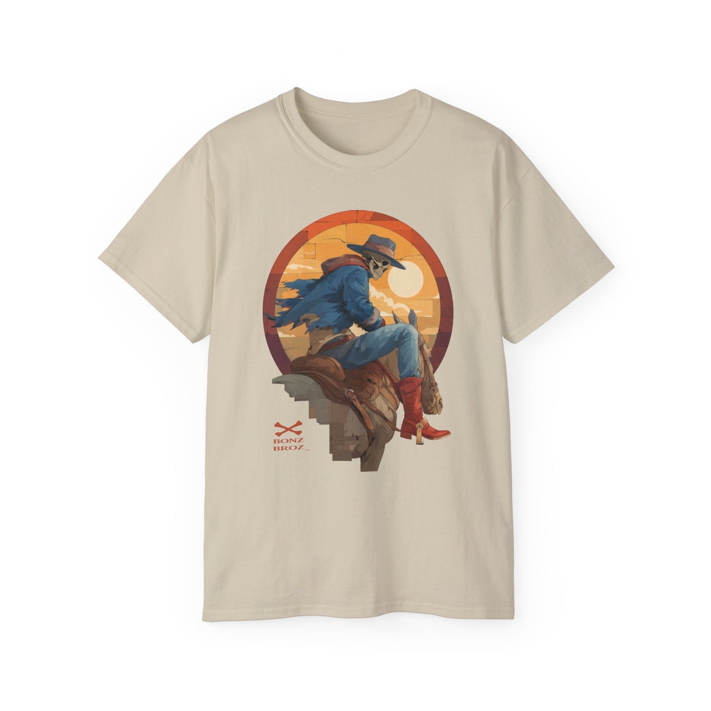 Skeleton Cowboy Tee