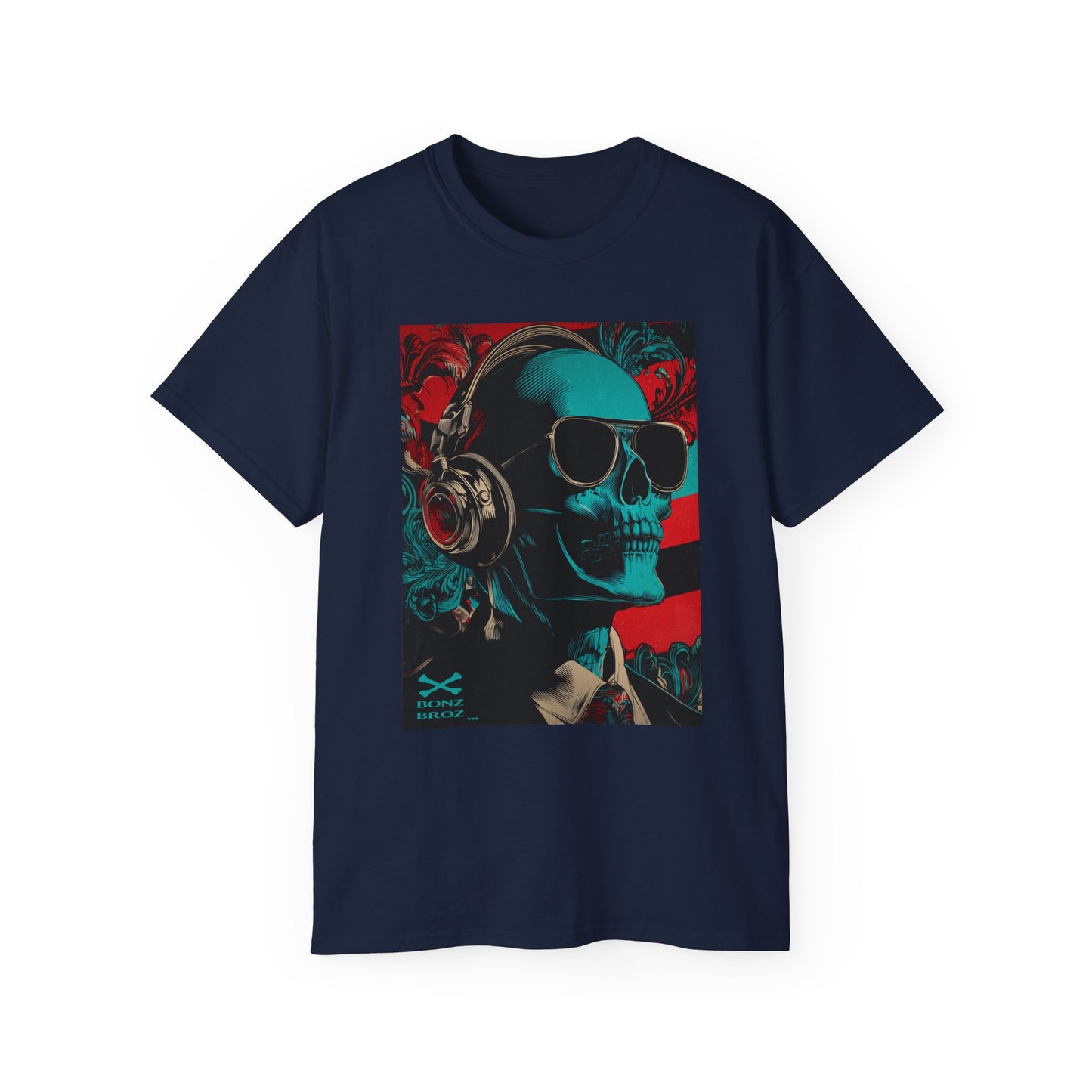 Skull Headphones Tee