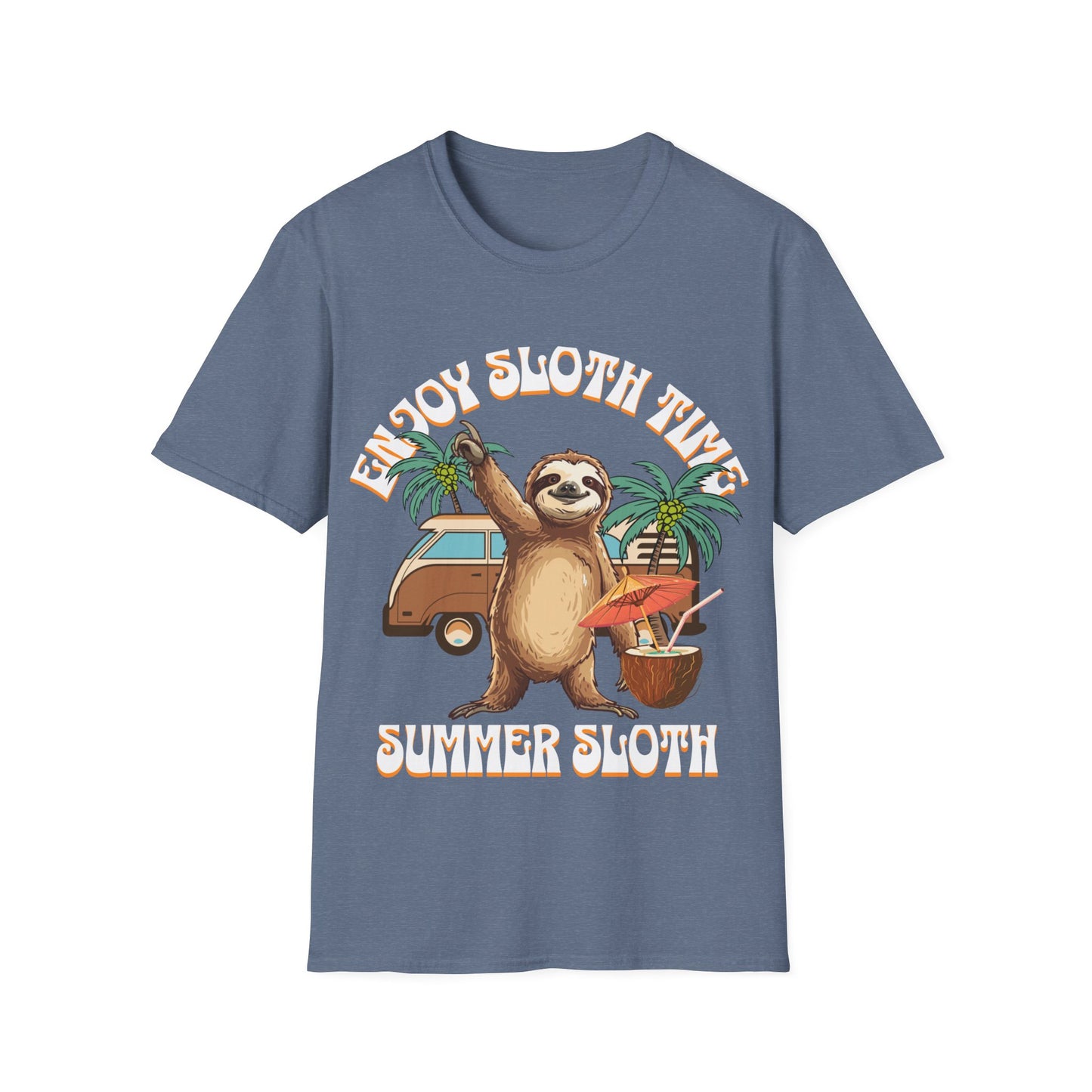 Enjoy Sloth Time Unisex Softstyle T-Shirt