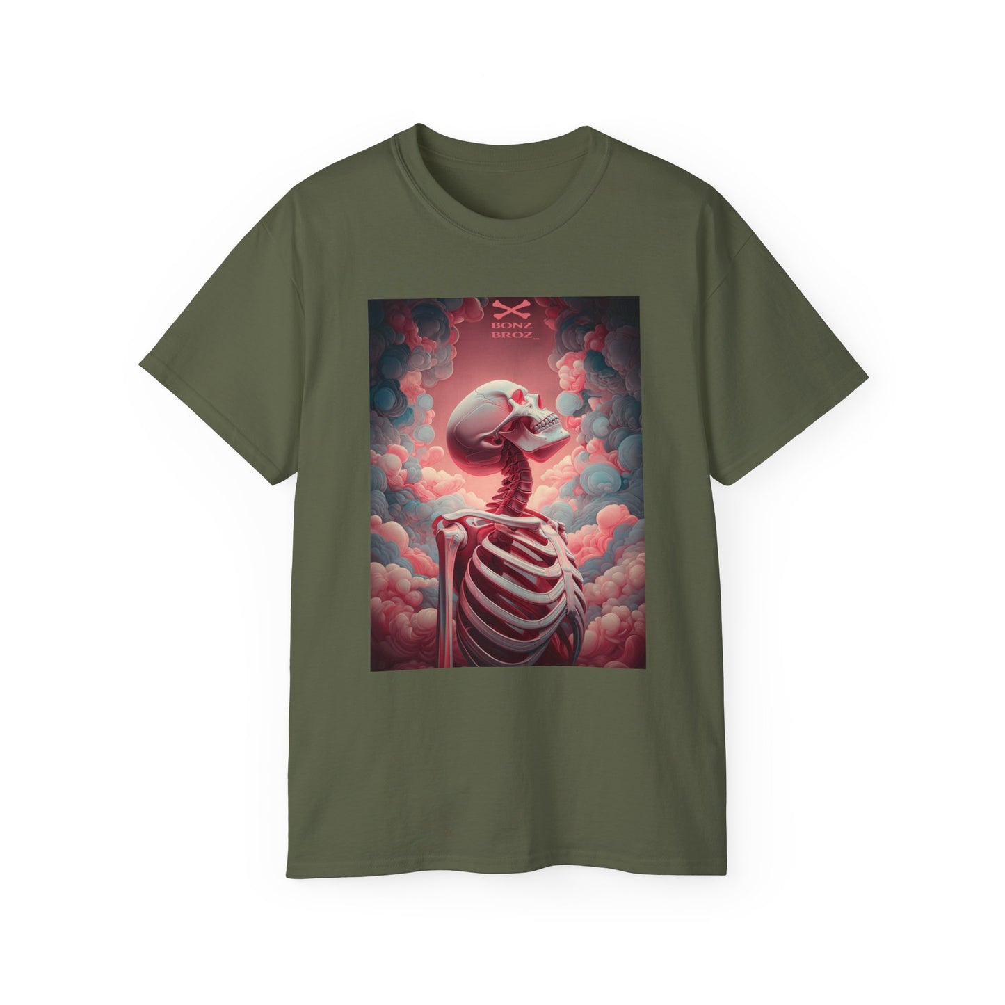 Pink Skeleton Unisex Tee