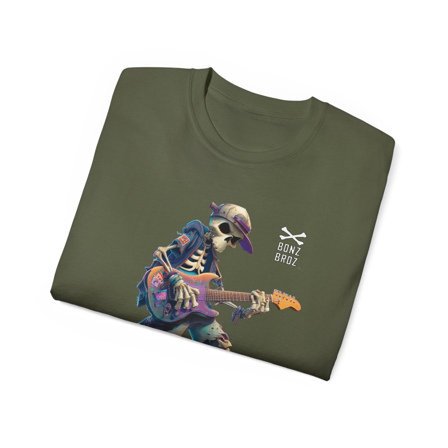 Skeleton Rock Guitar Tee