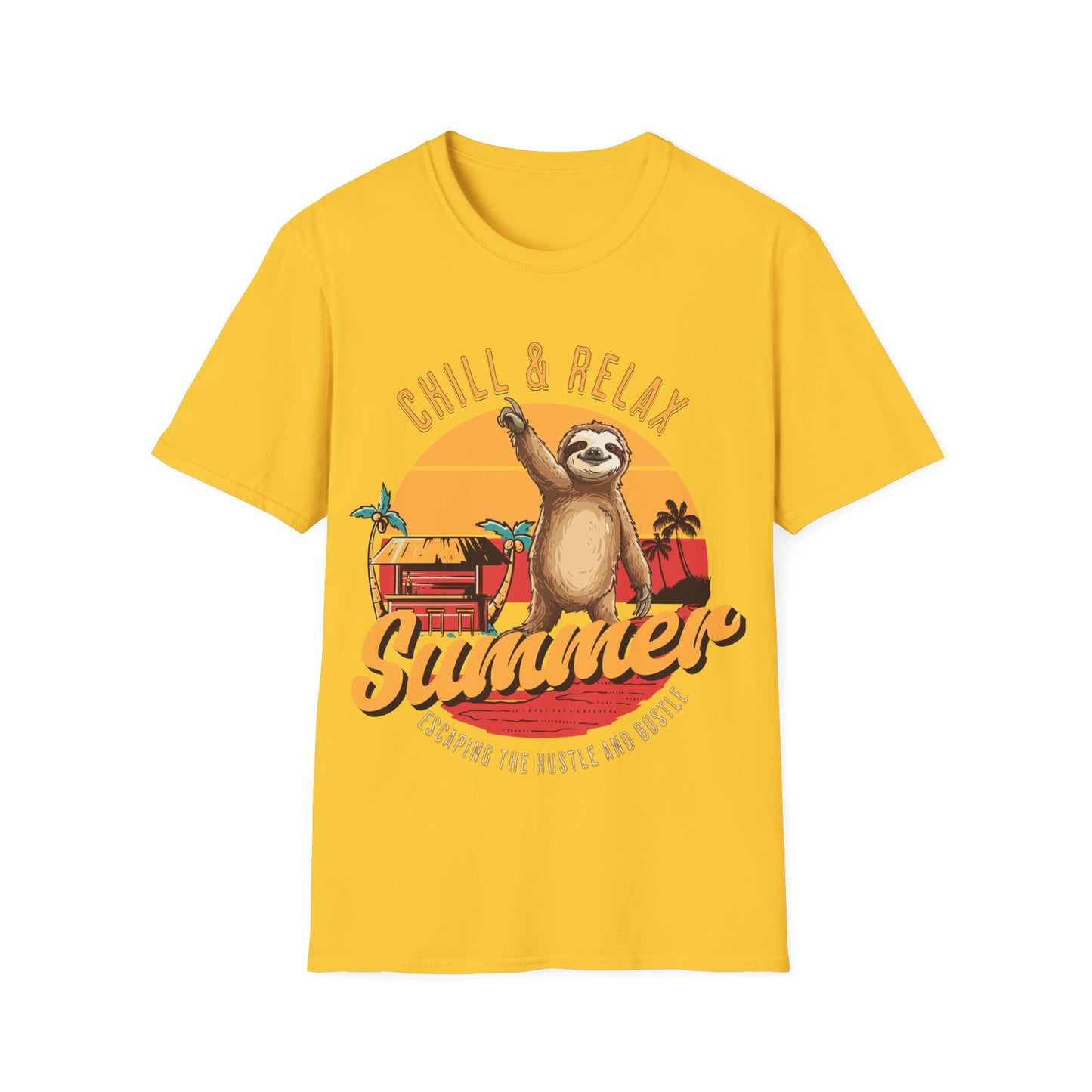 Chill and Relax Summer Unisex Softstyle T-Shirt