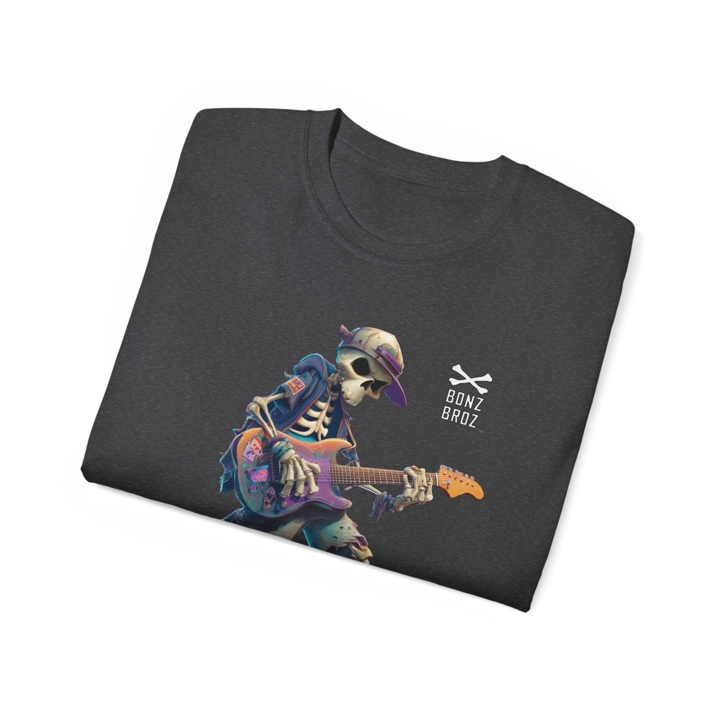 Skeleton Rock Guitar Tee