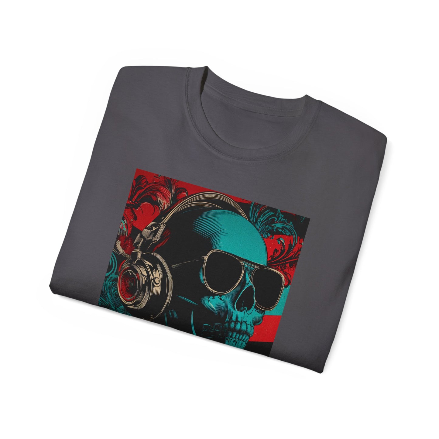 Skull Headphones Tee