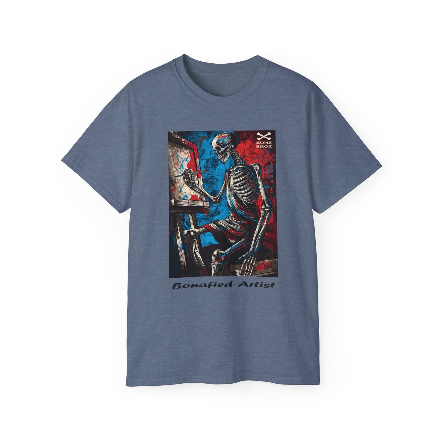Skeleton Artist Graphic Tee