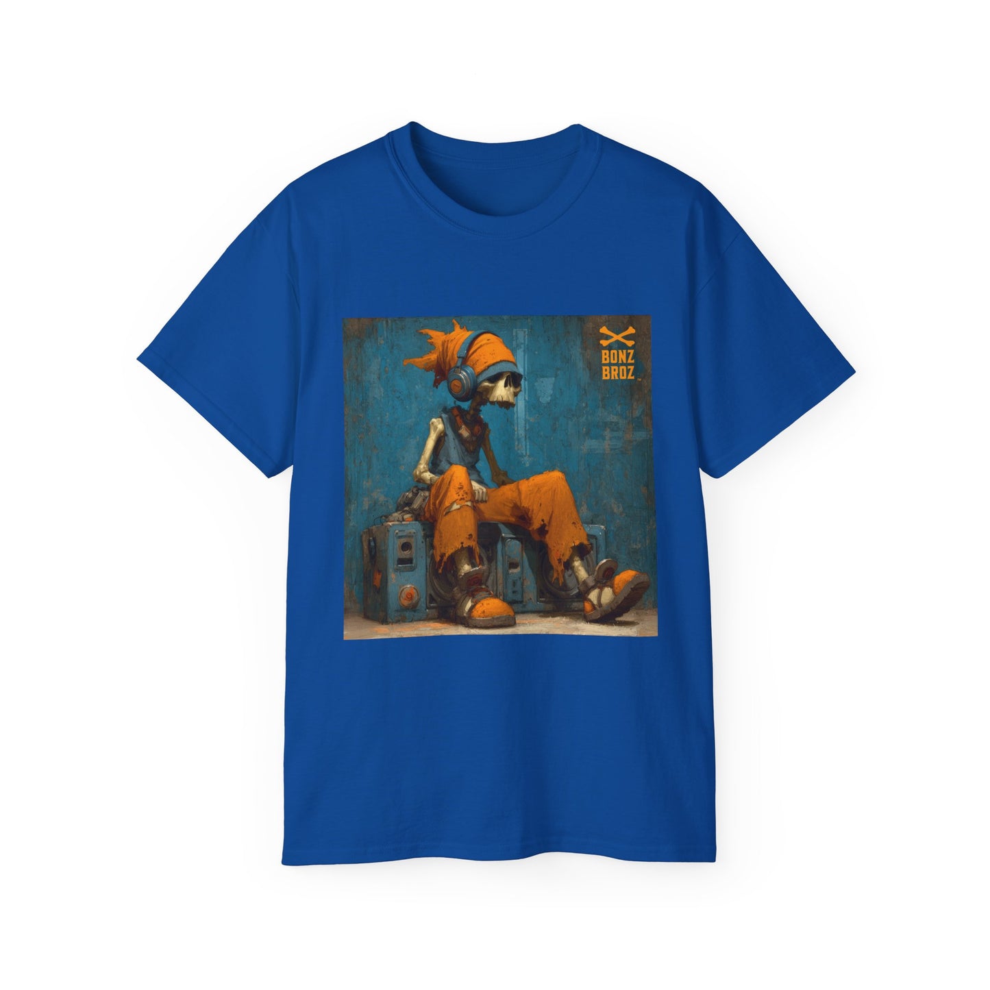 Skeleton Headphones Tee