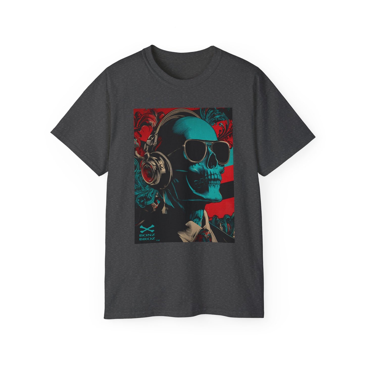 Skull Headphones Tee