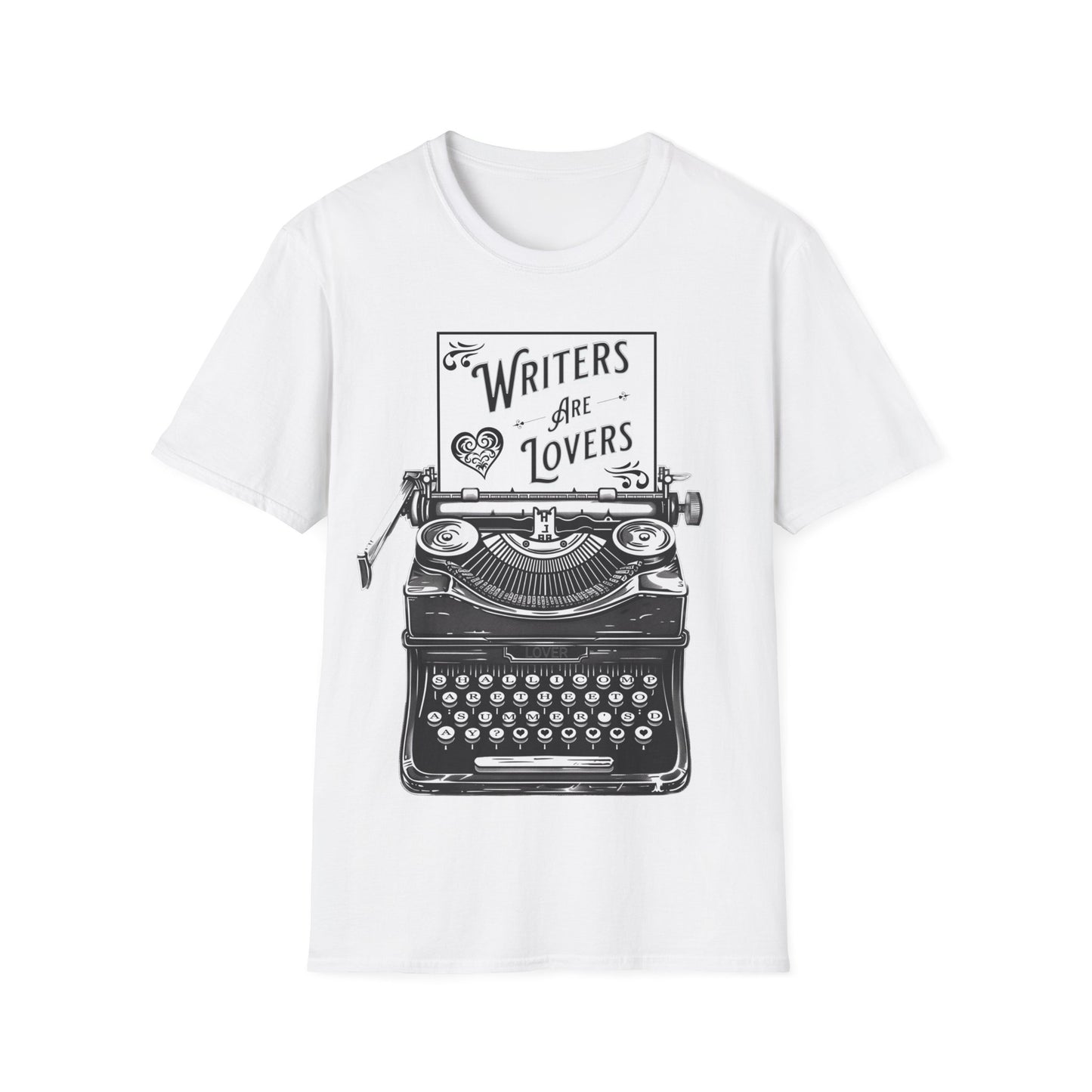 Writers are Lovers Unisex Softstyle T-Shirt