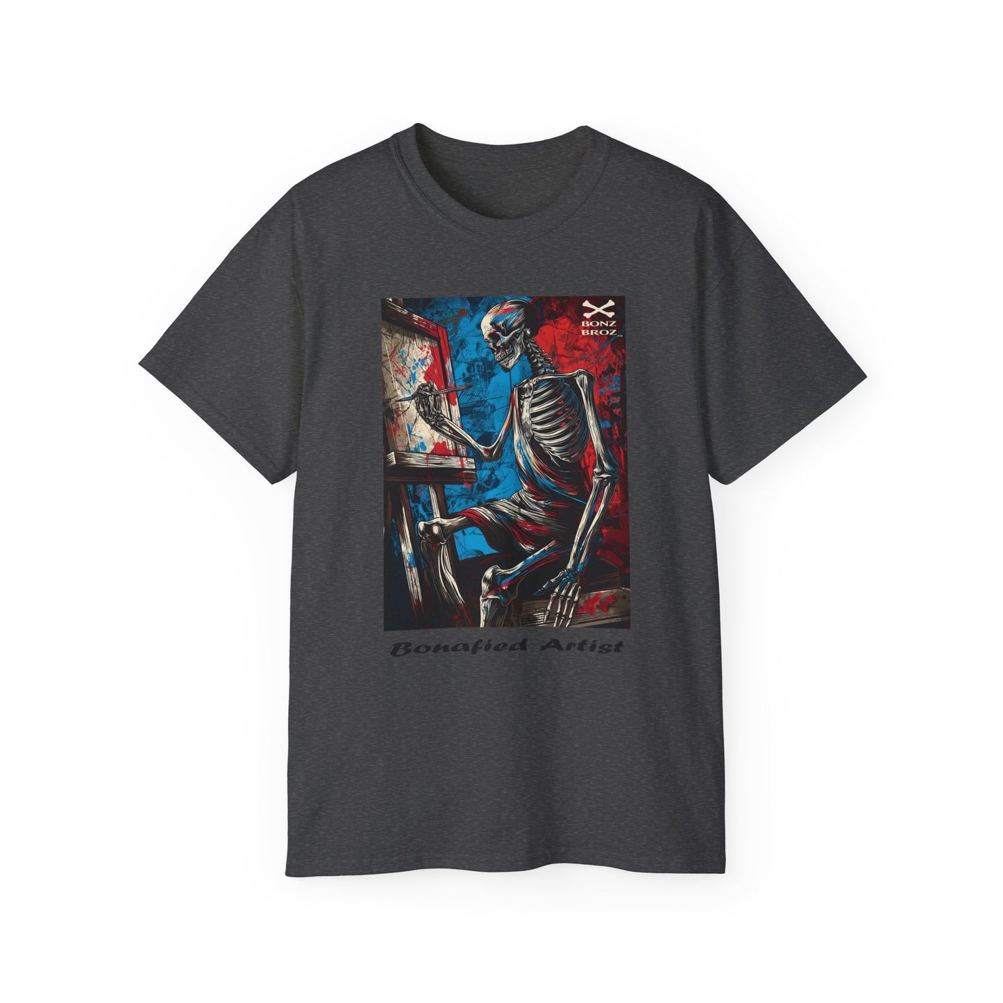 Skeleton Artist Graphic Tee
