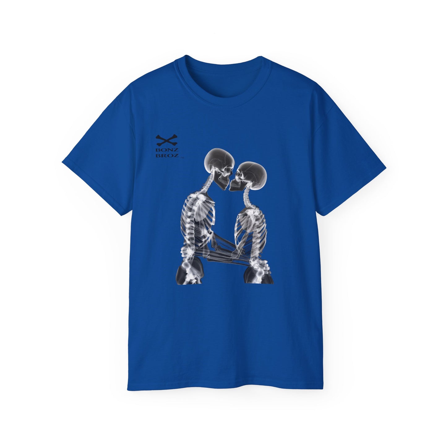 Skeletons Kiss Unisex Tee