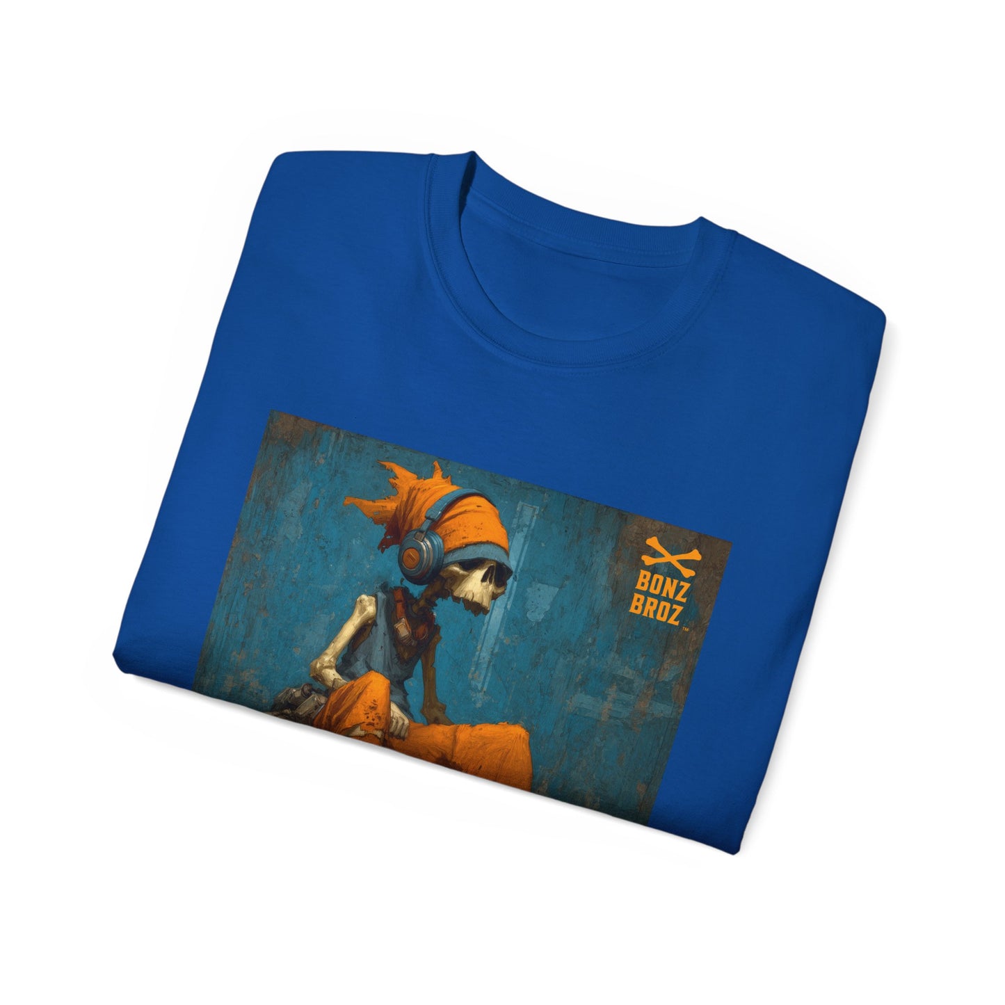 Skeleton Headphones Tee