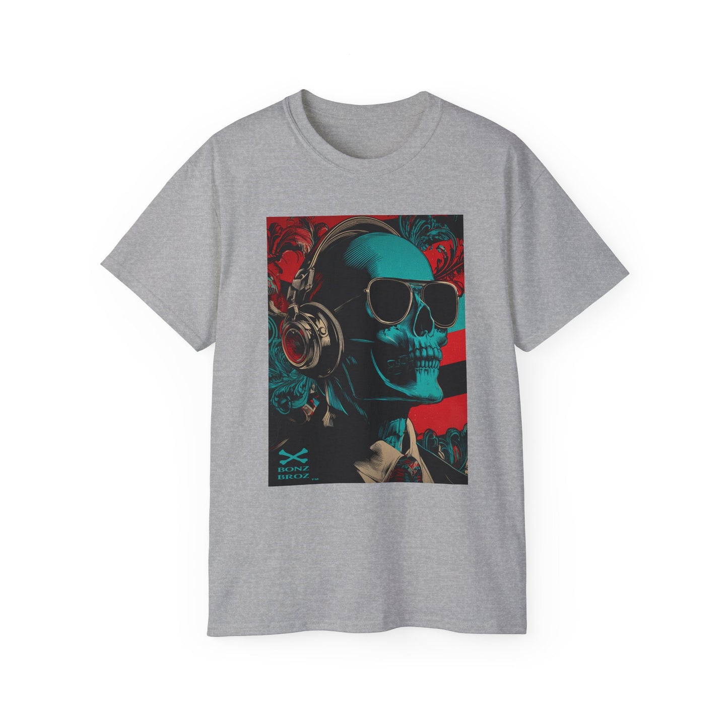 Skull Headphones Tee