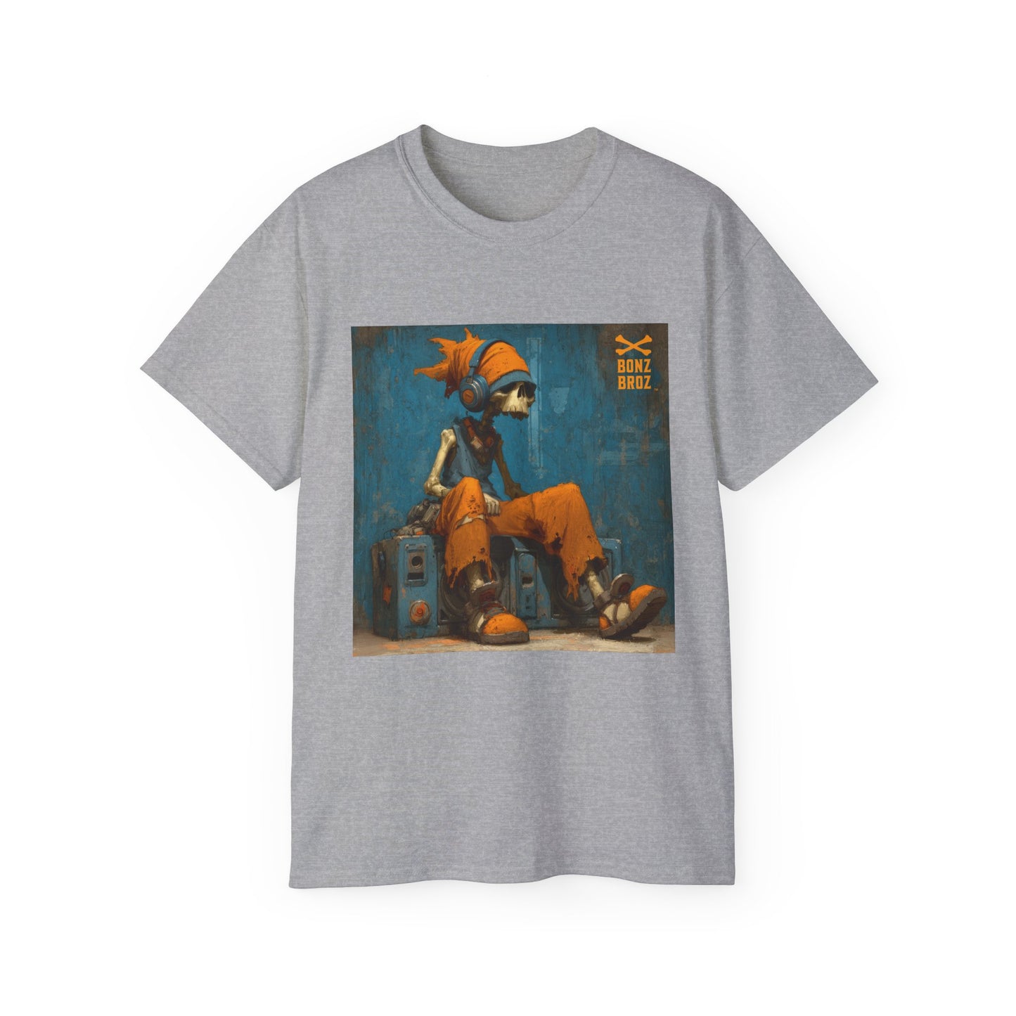 Skeleton Headphones Tee