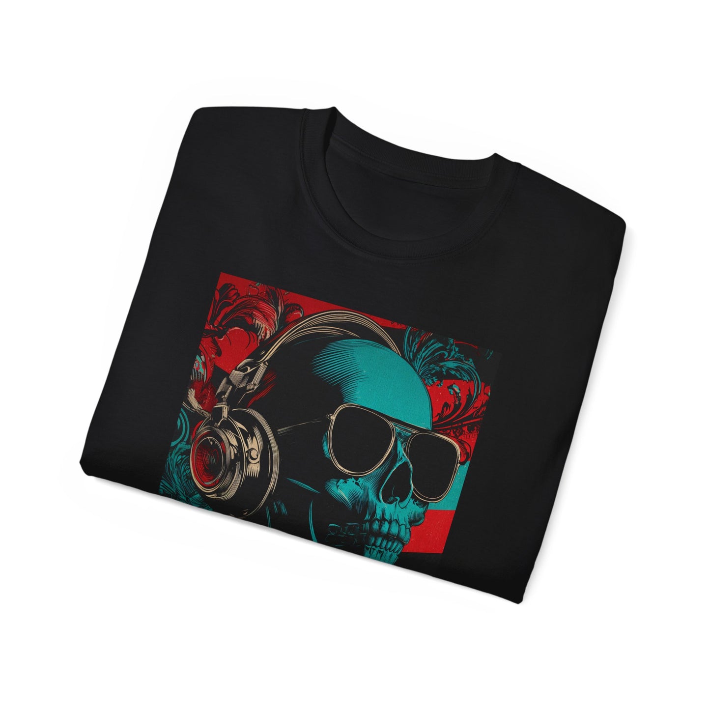 Skull Headphones Tee