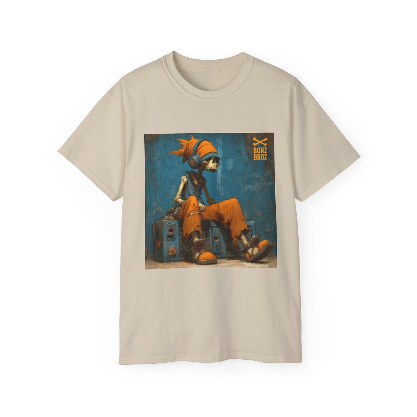Skeleton Headphones Tee