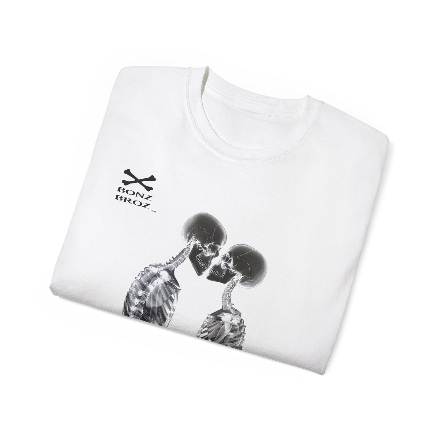 Skeletons Kiss Unisex Tee