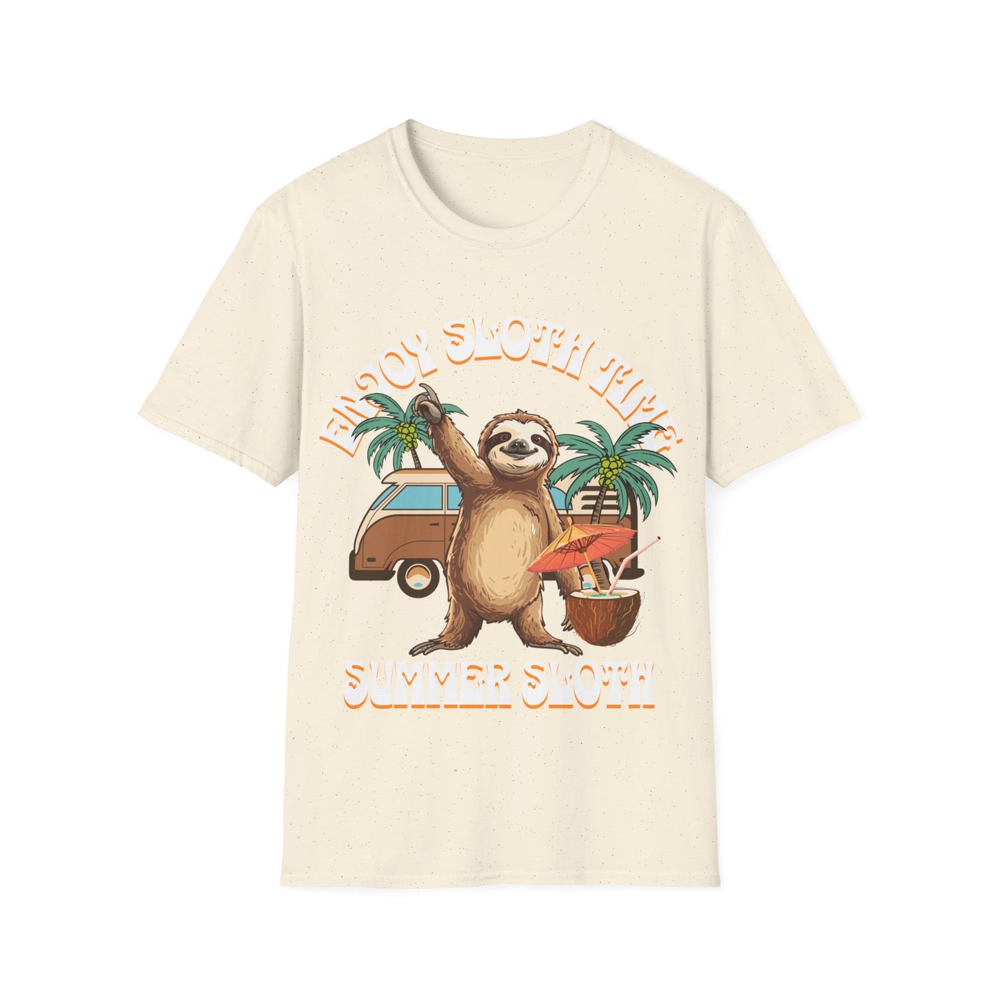 Enjoy Sloth Time Unisex Softstyle T-Shirt
