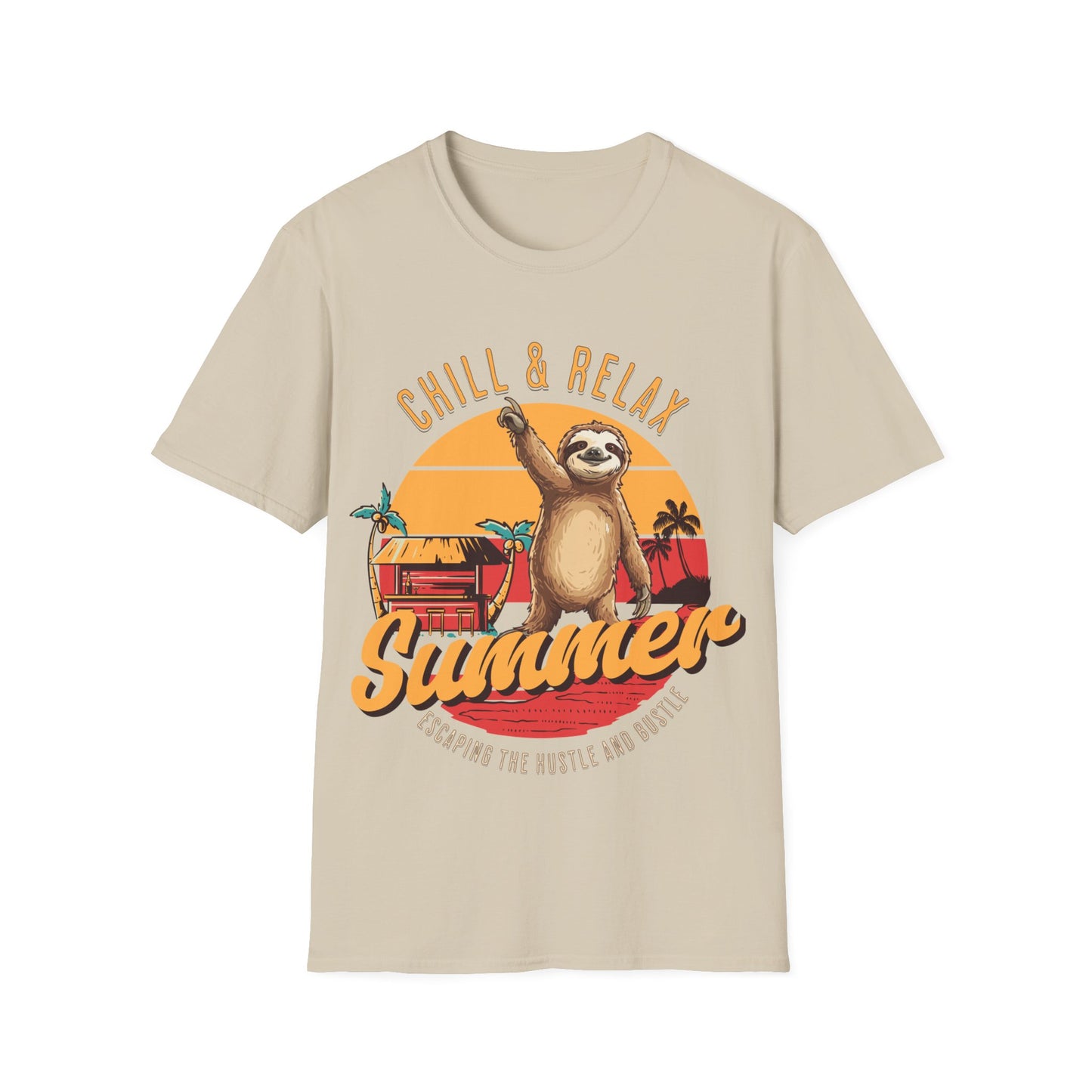 Chill and Relax Summer Unisex Softstyle T-Shirt