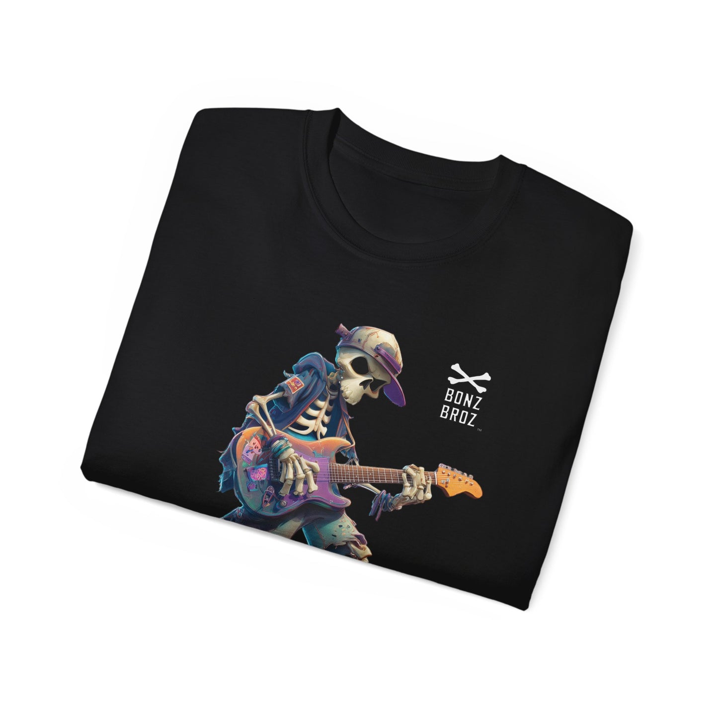 Skeleton Rock Guitar Tee