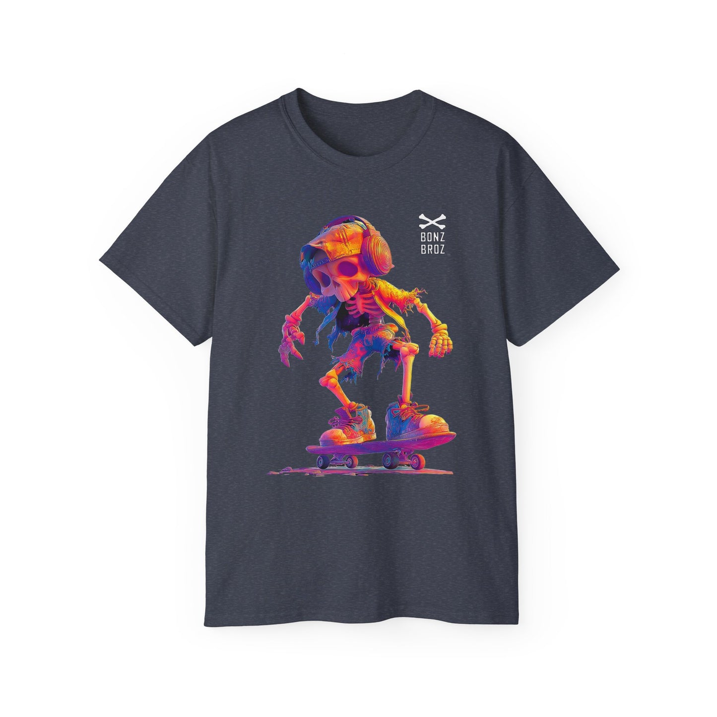 Skateboard Skeleton Unisex Tee