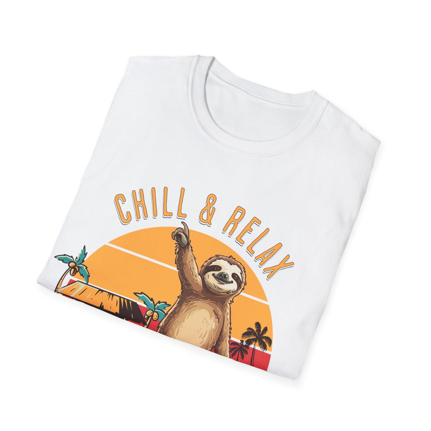 Chill and Relax Summer Unisex Softstyle T-Shirt