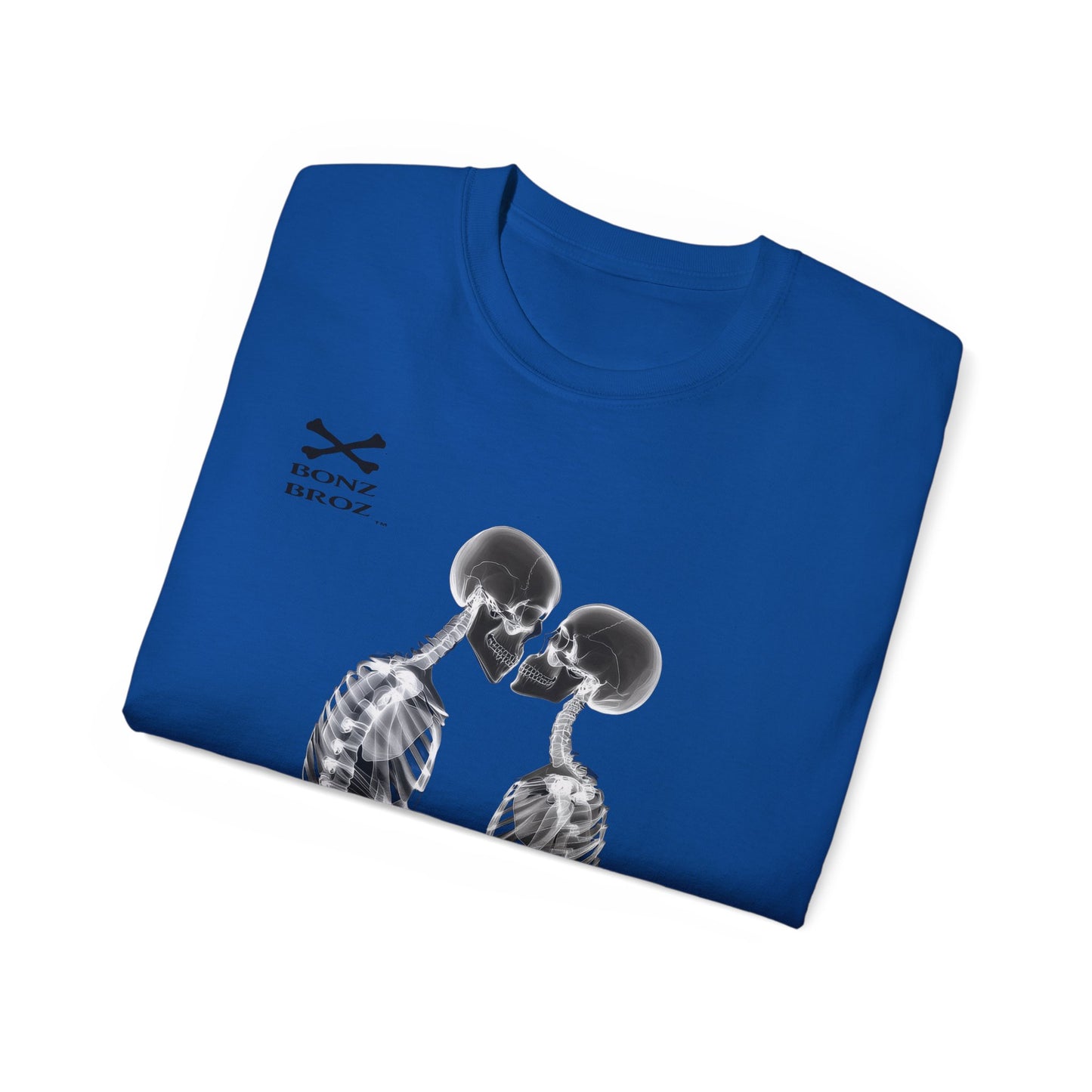 Skeletons Kiss Unisex Tee
