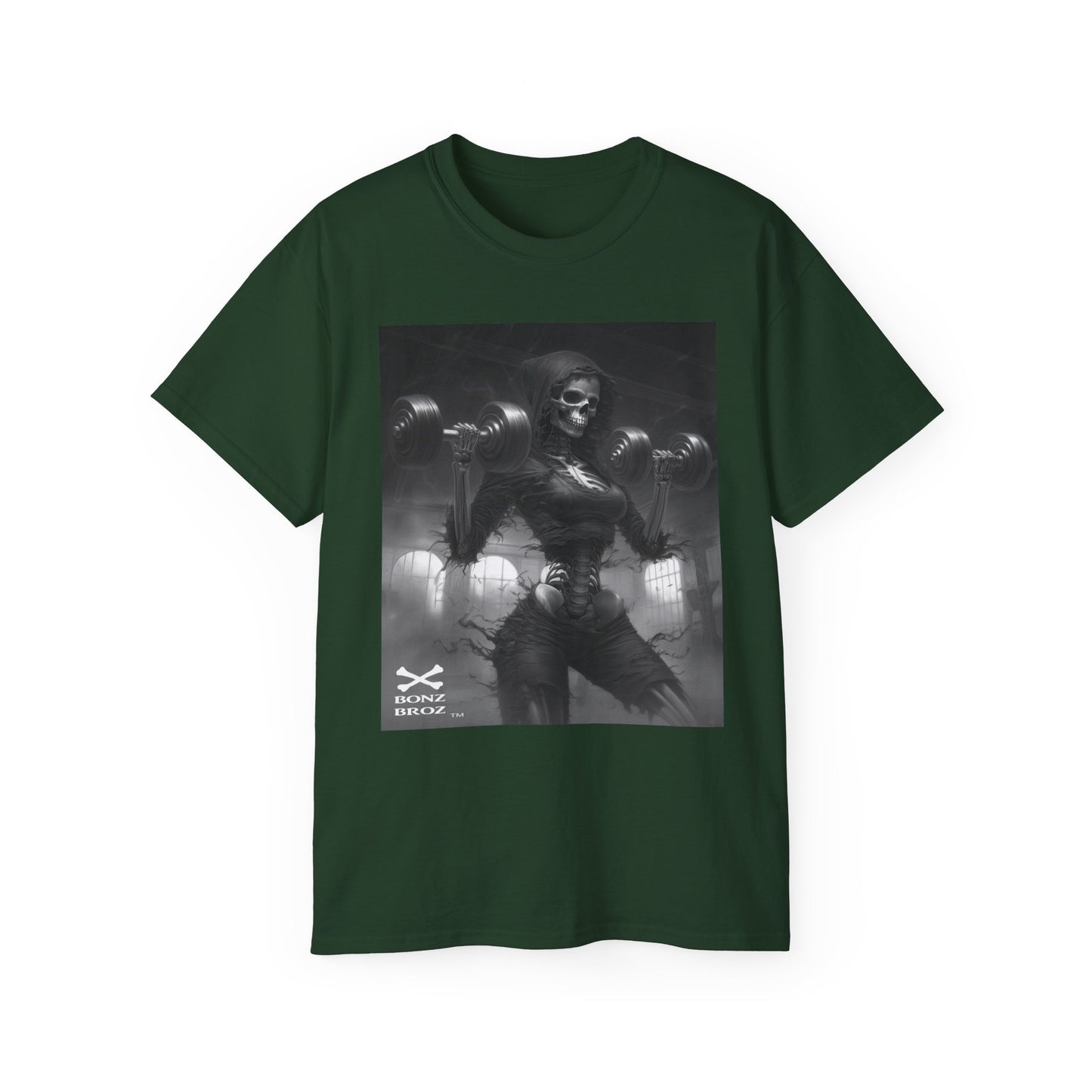 Skeleton Weightlifting Tee