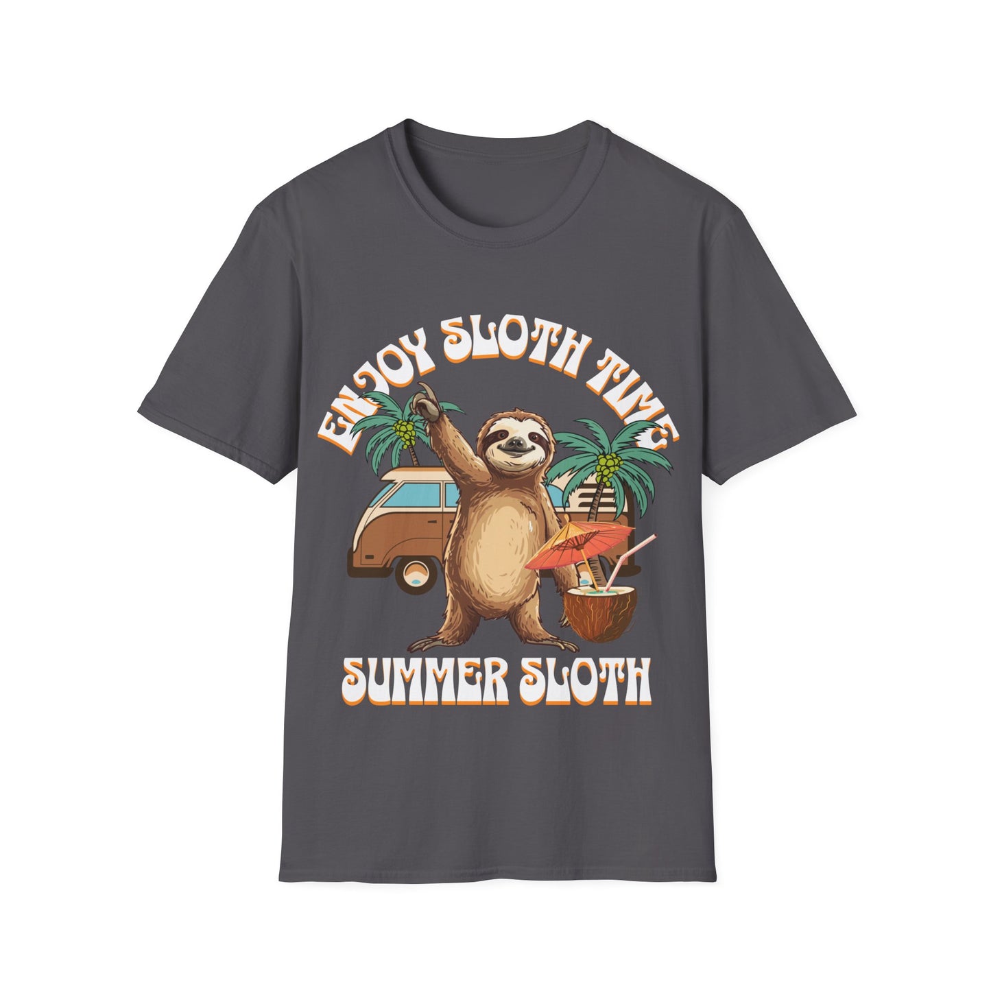 Enjoy Sloth Time Unisex Softstyle T-Shirt