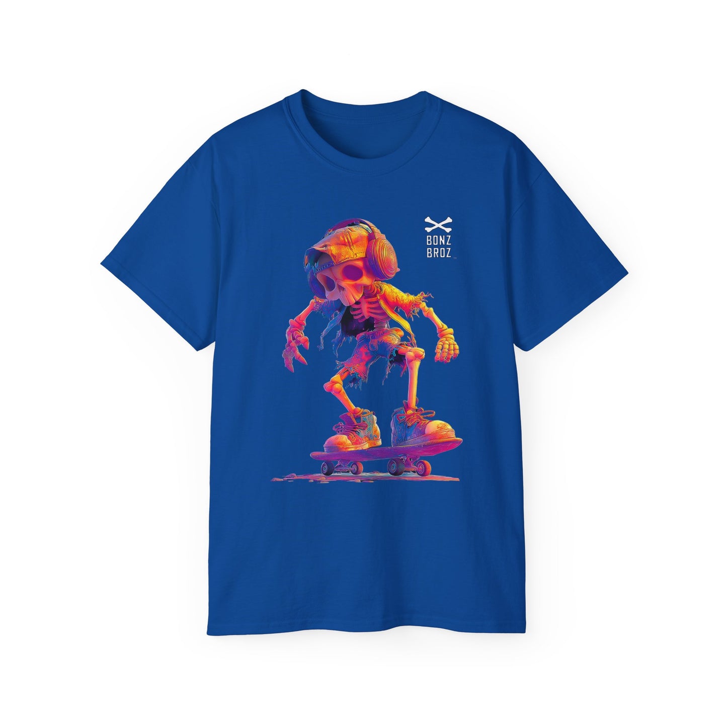 Skateboard Skeleton Unisex Tee