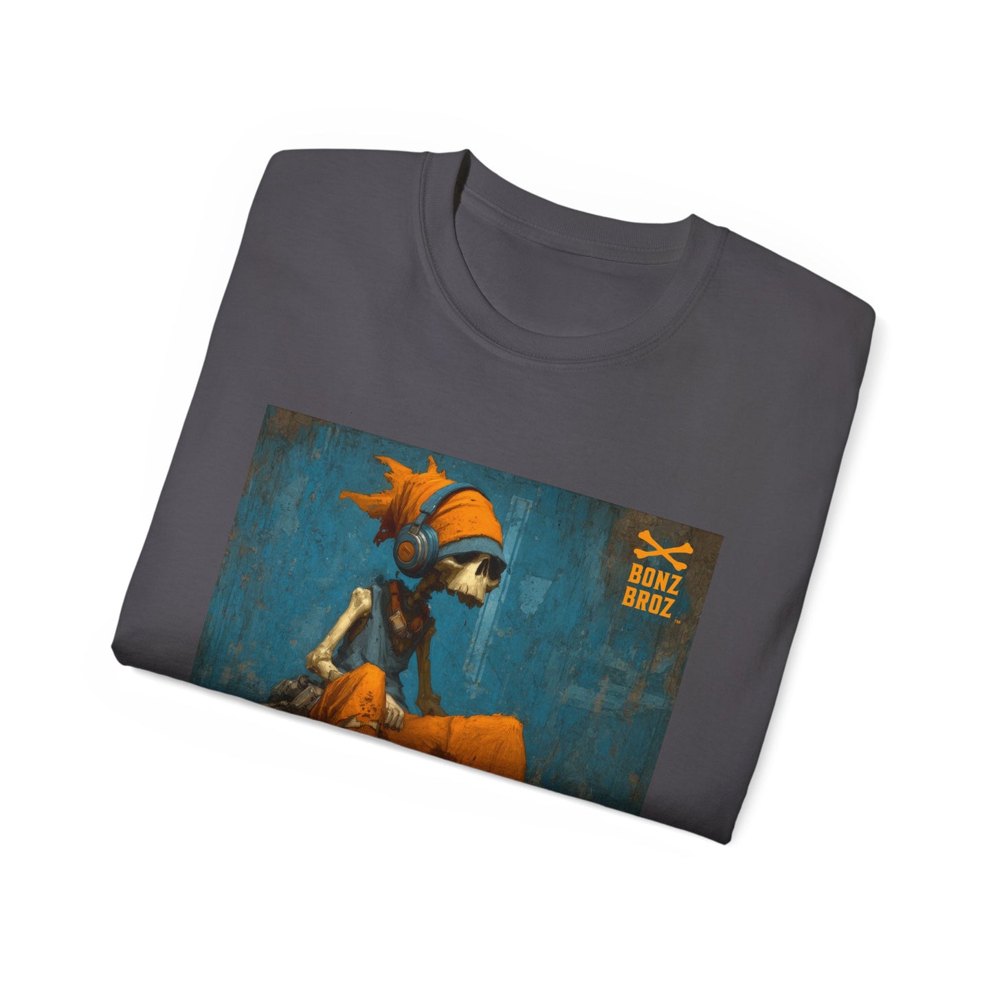 Skeleton Headphones Tee