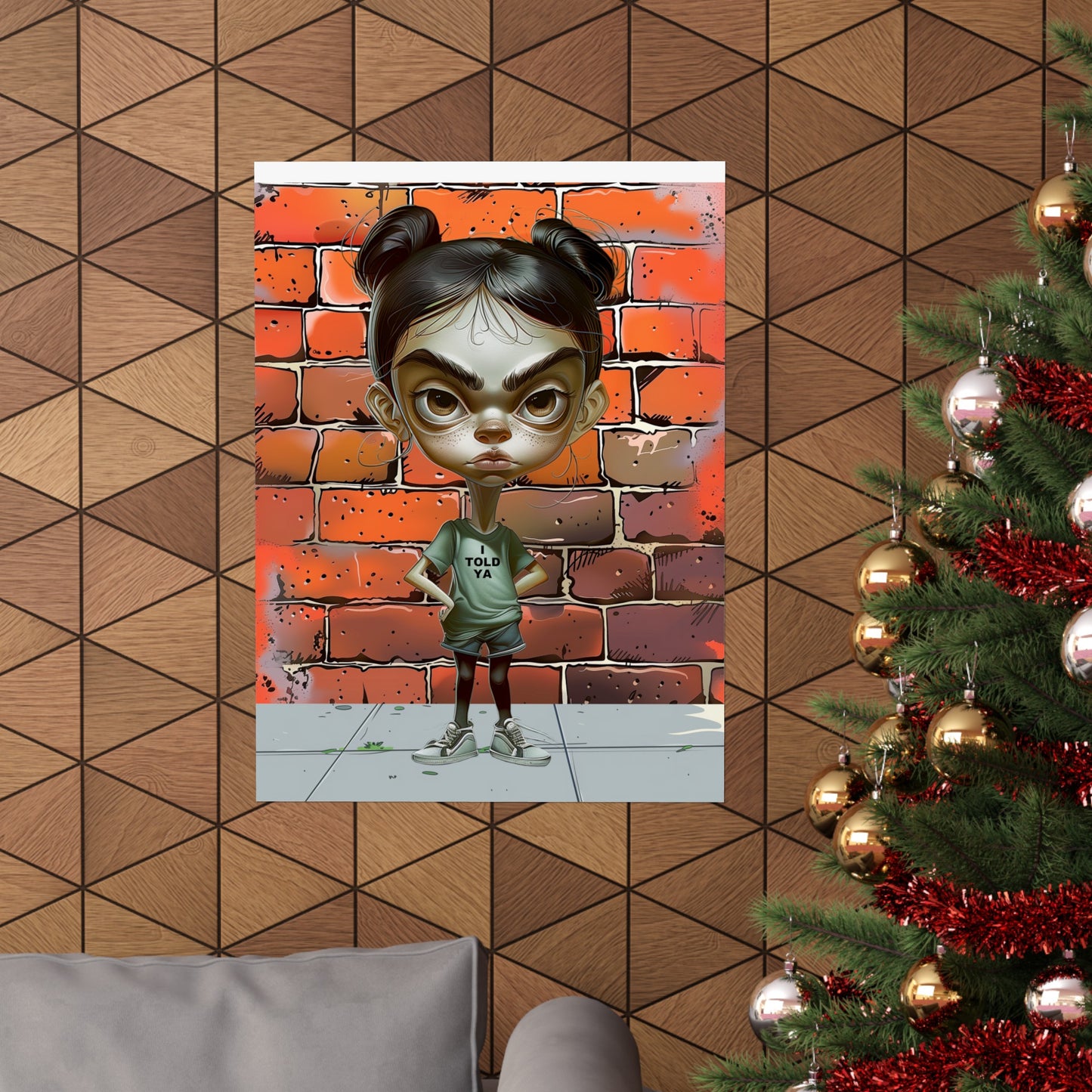 I Told Ya Girl Matte Vertical Poster