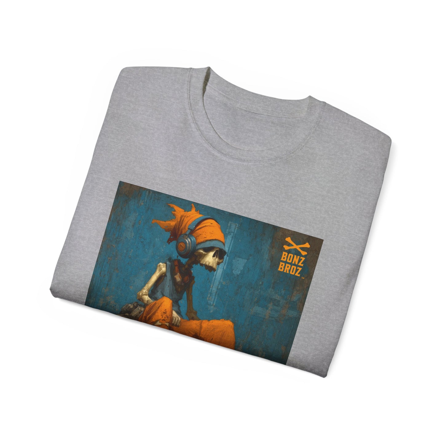 Skeleton Headphones Tee
