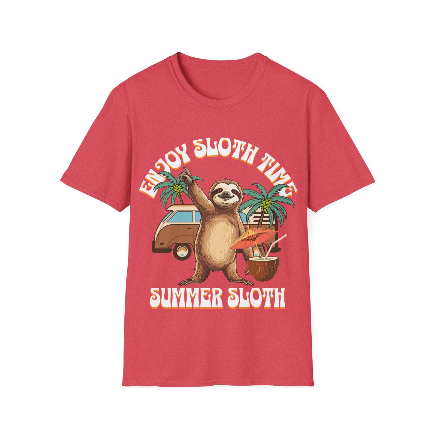 Enjoy Sloth Time Unisex Softstyle T-Shirt