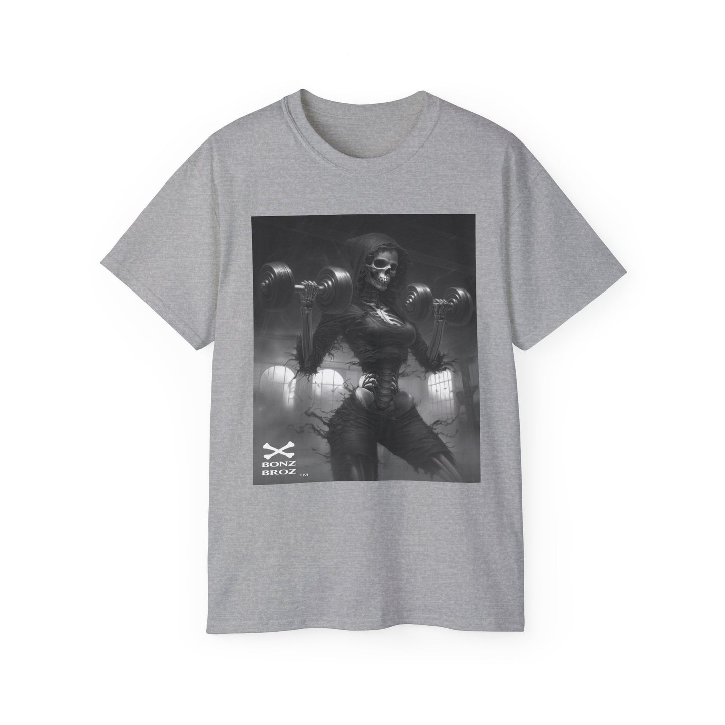 Skeleton Weightlifting Tee