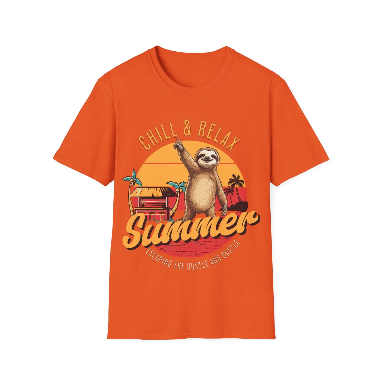 Chill and Relax Summer Unisex Softstyle T-Shirt