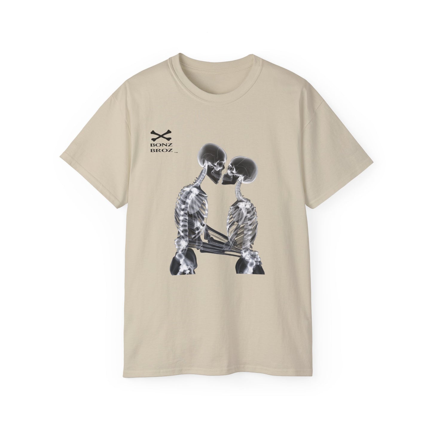 Skeletons Kiss Unisex Tee