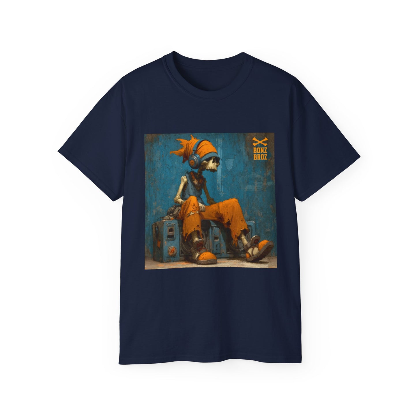 Skeleton Headphones Tee