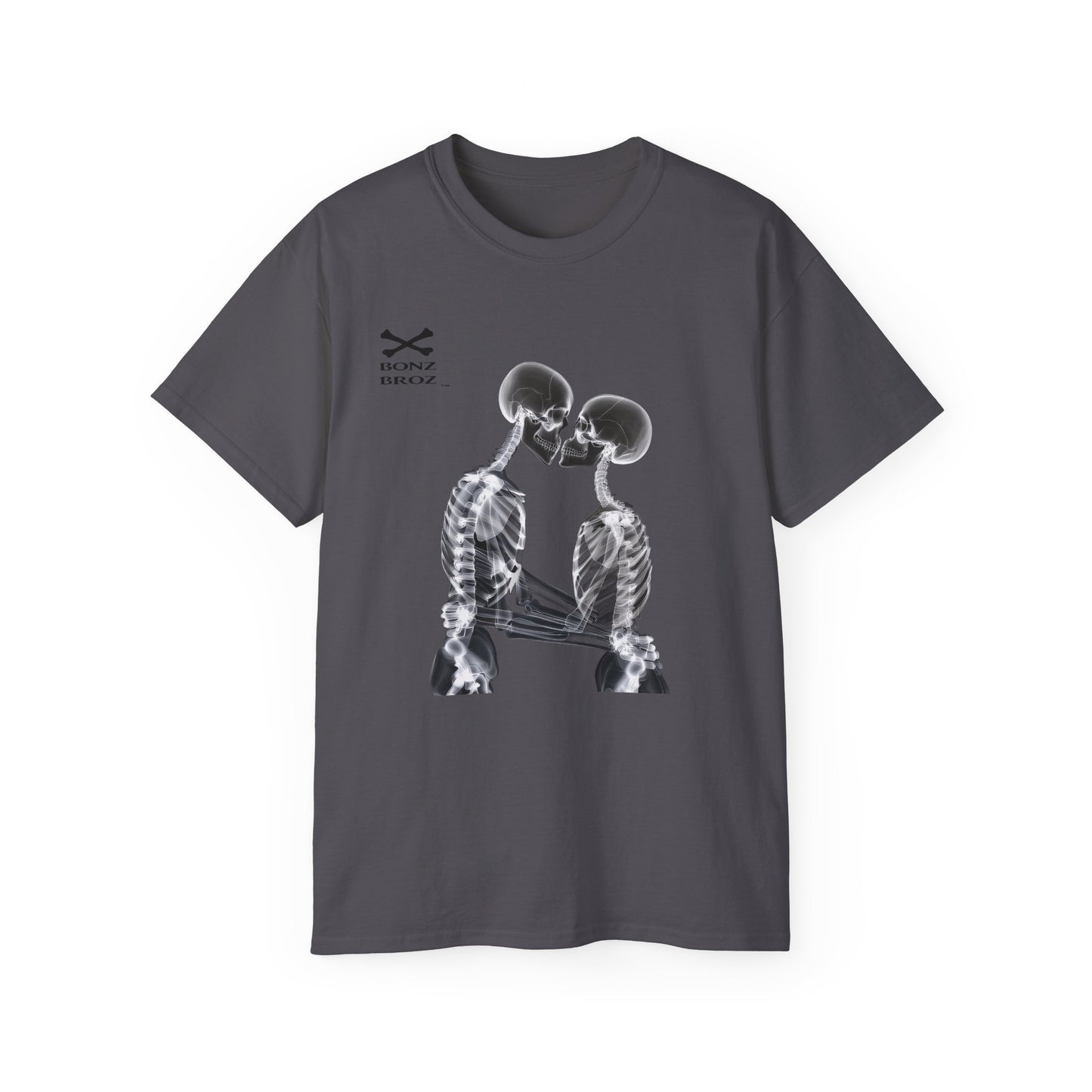 Skeletons Kiss Unisex Tee