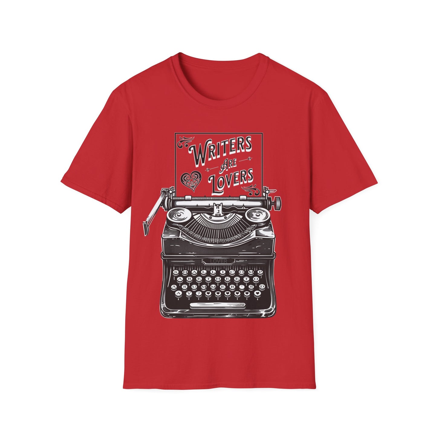 Writers are Lovers Unisex Softstyle T-Shirt