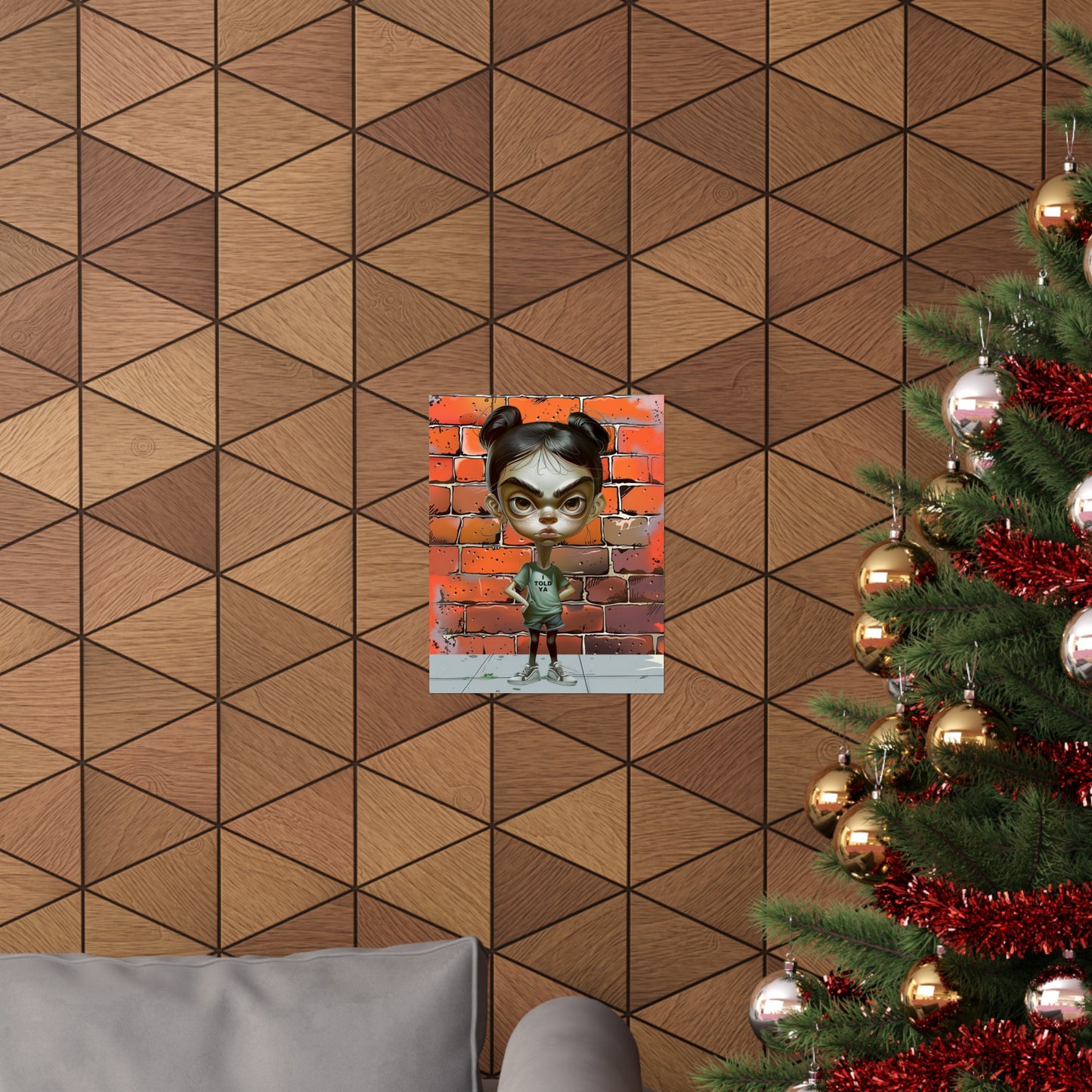 I Told Ya Girl Matte Vertical Poster