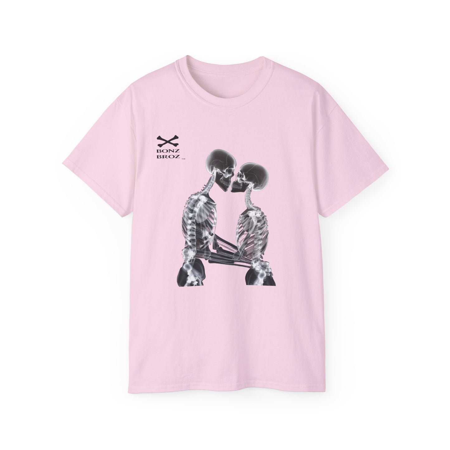 Skeletons Kiss Unisex Tee