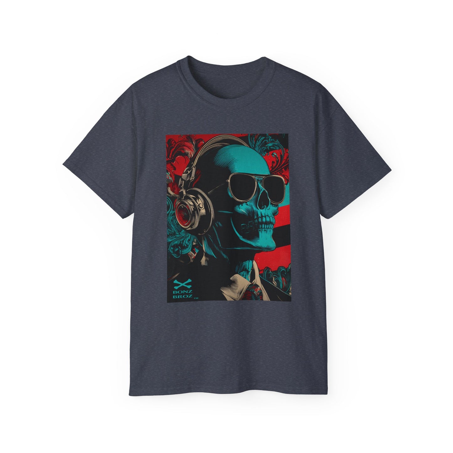 Skull Headphones Tee